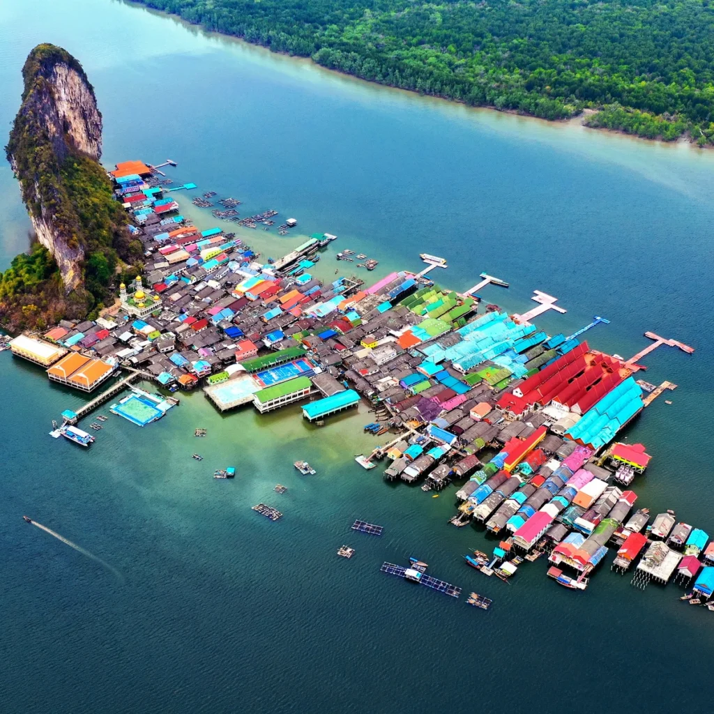 aerial view of an island in the asean region co so du lieu xuat nhap khau tradeint vn