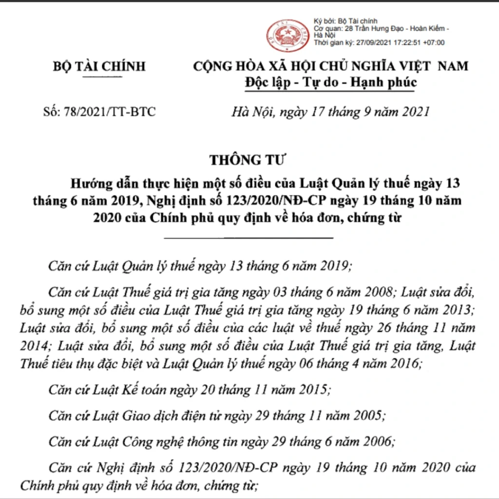 thông tư 782021tt btc co so du lieu xuat nhap khau tradeint vn