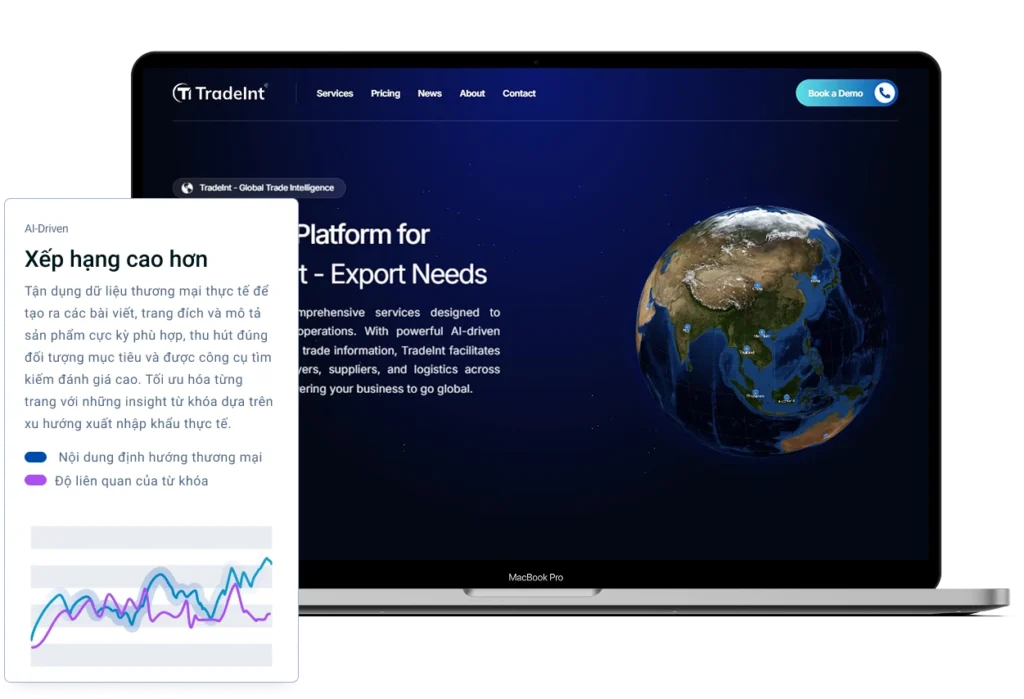 xây dựng website tùy chỉnh theo yêu cầu co so du lieu xuat nhap khau tradeint vn