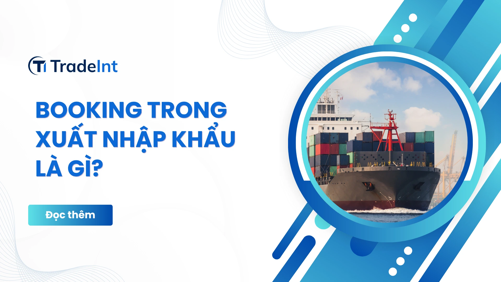 Booking trong xuất nhập khẩu