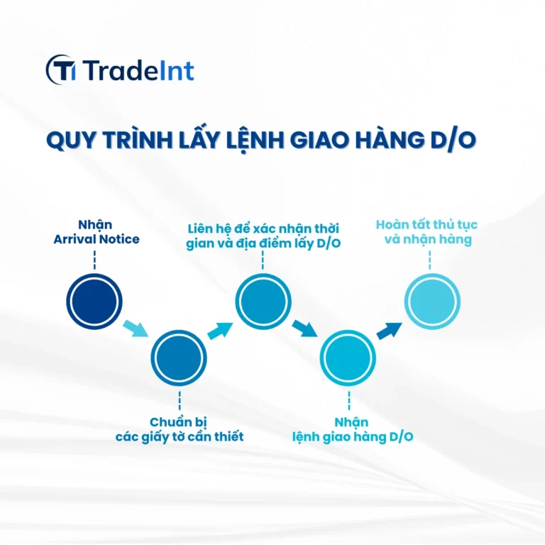 quy trình lấy lệnh giao hàng do co so du lieu xuat nhap khau tradeint vn